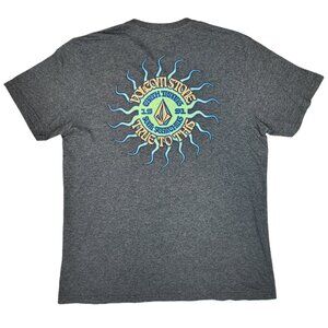 Volcom Stone Gray True to This Graphic Tee L